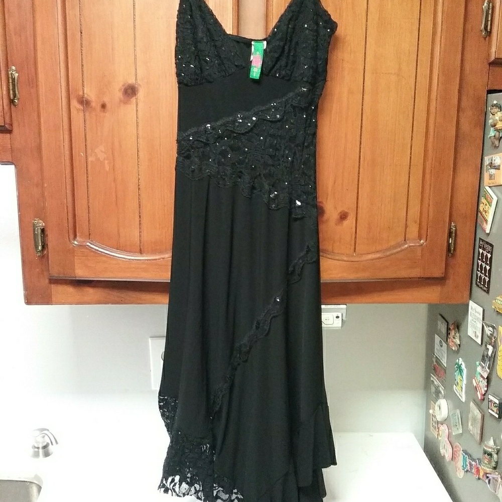 Sexy black dress